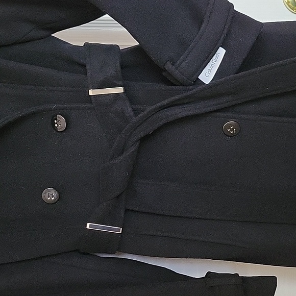 Calvin Klein Wool Peacoat NWOT - Picture 3 of 15
